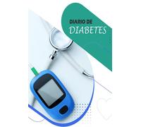 Diario de diabetes: Cuaderno de diabetes nivel de azucar en sangre | Cuaderno de seguimiento de glucosa y presión arterial durante 115 semana | una semana por página