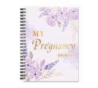 Diario de embarazo, planificador de tapa dura para futuras mamás, libro de recuerdos creativo para el embarazo, rastrea los hitos de tu pequeño, perfecto para el hogar, dormitorio, viajes o uso en