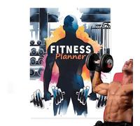 Diario de entrenamiento, diario de entrenamiento, cuaderno de ejercicios de gimnasio, diario semanal mensual de culturismo, diario para gimnasia, cuaderno de grabación de entrenamiento