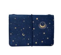 Diario de estrellas rellenable cuaderno cuaderno diario con papel ilimitado viaje cuaderno de dibujo 6 anillas con bolsillo