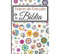 Diario de Estudio de la Biblia: Cuaderno de oraciones y estudios bíblicos para completar - Cuaderno para registrar sus oraciones y reflexiones ... biblia - 100 páginas - Formato 17,8 x 25,4 cm