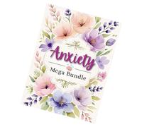 Diario de gestión del estrés, cuaderno de reflexión texturizado, papel suave de alta calidad para aliviar el estrés, para practicar el bienestar mental