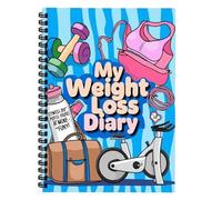 Diario de gestión para rastrear el ejercicio diario de la dieta y el progreso corporal con herramientas de establecimiento de objetivos y progreso, dieta y ejercicio