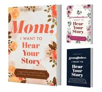 Diario de guía para mamá: un libro de recuerdos de notas reflectantes diseñado para que las madres compartan sus historias de vida y amor.