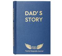 Diario de historia de la vida de papá (tapa dura): un recuerdo significativo para que papá comparta su viaje y recuerdos, el libro incluye más de 250 preguntas rápidas, regalos