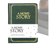 Diario de historias de mamá - Guardián de la memoria estética, libro de 250 preguntas con diseño guiado, papel premium sin ácido, reflexión para aliviar el estrés, recuerdo significativo para el día