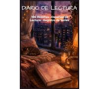 Diario de Lectura: 100 Reseñas, Desafíos de Lectura y Registro de Series | Cuaderno de Lectura Estético para Organizar tus Libros Pendientes y Sagas Favoritas - Edición Ventana Cozy