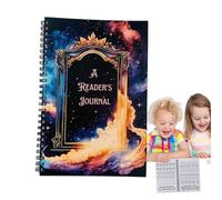 Diario de lectura para planificación de lectura, establecimiento de objetivos de aprendizaje literario, cuaderno de diario de lectura, para dormitorio, biblioteca, hogar, escuela, viaje, dormitorio