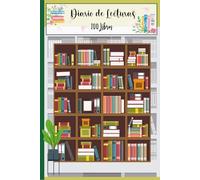 Diario de lecturas: Cuaderno de registro de lecturas perfecto para los amantes de los libros.Anota los 100 libros que has leído para no olvidarlos.A5.80