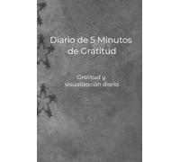 Diario de Manifestación y Gratitud en Tapa Dura - Diseño Estelar Gris: Cuaderno de 160 páginas rayadas para escribir afirmaciones, agradecer y visualizar tus metas diarias