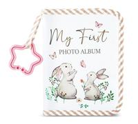 Diario de memoria infantil suave al tacto Oxford construcción de tela con página desmontable para documentación del crecimiento del bebé, libro de recuerdos para bebés