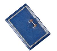 Diario de negocios de piel sintética, tapa dura, 222 páginas, a rayas, piel sintética, compartimentos para bolígrafos, cinta, marcapáginas para escribir, diario de negocios con calendario