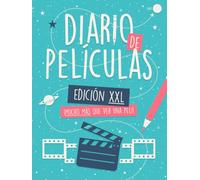 Diario de Películas - Edición XXL 120 Pelis (Gama Ocean): Un completo cuaderno de reseñas y momentos, con un toque de creatividad
