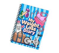 Diario de pérdida de peso - 12 semanas Fitness Diary Notebook, Food Planner Guide mit Training Register, Compact Health Agenda | Para atletas, mujeres, hombres, gimnasio, entrenamiento, programa de