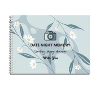 Diario de recuerdo para rascar con fecha - Juegos de pareja para citas nocturnas | 29 x 21 x 1,2 cm, ideas para citas nocturnas, diario de recuerdo para parejas, románticos juegos de noche para recién