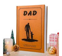 Diario de recuerdos de papel para álbumes de recortes, diario de escritura para el día del padre, cumpleaños, Navidad, vacaciones, abuelo, viajes, fotos e historias, perfecto para uso personal y