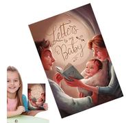 Diario de recuerdos | Diario para escribir cartas a los niños | Cuaderno de registro de padres de 50 hojas, diario de vinculación de relaciones familiares para embarazo, baby shower