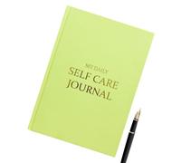 Diario de salud mental - Revista de gratitud, manual científicamente arreglado | Papelería diaria del manual de cuidado personal, encuentre un planificador de calendario de tarjetas perforadas de seré
