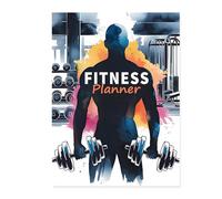 Diario de seguimiento de entrenamiento, cuaderno de programa de fitness, rastreador de entrenamiento de gimnasio, libro de ejercicios diario, calendario de plan de bienestar, accesorios de grabación