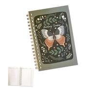 Diario de seguimiento de lectura, registro de lectura guiado con páginas de desafíos y estadísticas, diario de libro de tapa dura A5, cuaderno de seguimiento de lectura para libros de pista de lectura