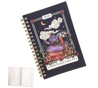 Diario de seguimiento de lectura, registro de lectura guiado con páginas de desafíos y estadísticas, diario de libro de tapa dura A5, cuaderno de seguimiento de lectura para libros de pistas de