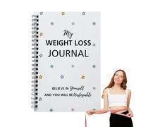 Diario De Seguimiento Para Pérdida De Peso, Dieta Diaria Y Registro De Salud Para Bajar De Peso, Seguimiento De Salud Y Fitness Con Organizador De Bienestar Para Hombres, Mujeres Y Nutrición