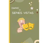 Diario de series vistas: Cuaderno de series vistas/Reseña y guarda cada serie de televisión/Cuaderno para cinéfilos/lleva un seguimiento de tus series ... series/ tapa blanda brillante 17.78x25.4 cm