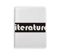 Diario de tapa blanda para cuaderno Course and Major Literature, color negro