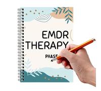 Diario de trauma, cuaderno diario de salud mental, registro de gestión emocional, diseño reflectante guiado, herramienta de escritura de apoyo, para estudiantes, profesores, adolescentes, uso
