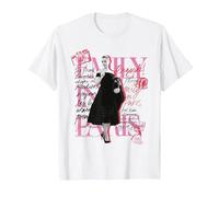 Diario de Vestir Emily In Paris Notas Rojas Camiseta, Hombre, Blanco, XL