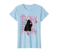 Diario de Vestir Emily In Paris Notas Rojas Camiseta, Mujer, Azul Bebé, XS