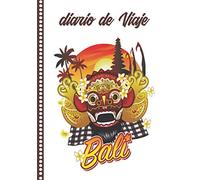 Diario de Viaje Bali: Cuaderno Diario,Notebook 108 páginas ILUSTRADAS Libro de Actividades de Vacaciones a Rellenar, Libro de Seguimiento de Viajes, Regalo Para Ofrecer. Made in Spain.