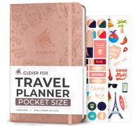 Diario de viaje de Clever Fox: planificador de vacaciones con presupuesto para preparar el equipaje