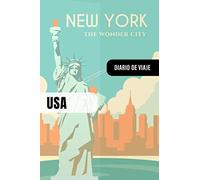 Diario de Viaje: New York Libro de Registro de Viajes - Cuaderno de Recuerdos de Actividades en Vacaciones para Escribir, Dibujar - Cuadrícula de Puntos, Dotted Notebook Journal A5