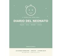 Diario del Neonato: Registro giornaliero di poppate, sonno, pannolini e crescita | 120 schede + le prime volte, vaccinazioni e visite | Idea regalo nascita e baby shower