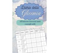 Diario della Glicemia: Monitoraggio quotidiano, Quaderno del Diabete per 107 Settimane , tascabile per il monitoraggio della Glicemia con indicatore di puntura