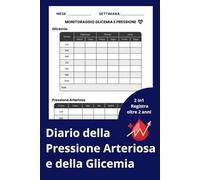 Diario della Pressione Arteriosa e della Glicemia |Monitoraggio Quotidiano |Registro Salute per Valori Giornalieri |Agenda Controllo Diabete e ... pressione , frequenza cardiaca, farmaci