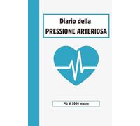 Diario della pressione arteriosa: Registrazione giornaliera della pressione arteriosa e della frequenza cardiaca | Copertina morbida | Formato A5