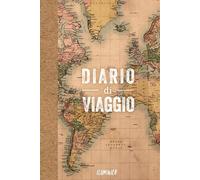 Diario di viaggio | quaderno con mappe, fogli organizzativi, fogli a righe | 15 viaggi
