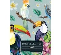 Diario español de cinco minutos, diario original de gratitud, diario de reflexión, Planificador diario. Calendario 2026