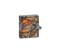 Diario infantil con p ginas rayadas y candado ""Keep Out"", de 6,25"" y ""Peaceable Kingdom""