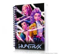 Diario Kpop Demon Hunters - Edición Huntr/x, 100 páginas a rayas, cuaderno mide 5.8 x 8.3 pulgadas, producto oficial de K Pop Demon Hunters para fanáticos del K-Pop, estudiantes, adolescentes