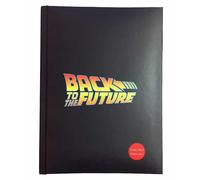 Libreta con luz a5 logo. regreso al futuro
