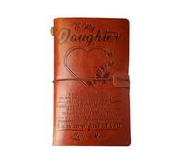 Diario para hija de piel sintética de 200 g | Diario de viaje de escritura con memoria recargable con páginas lisas para planificación del día | Cuaderno secreto diario de uso diario