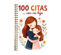 Diario para hija en español con 100 indicaciones de fecha, doble bobina, diario de escritura de recuerdos para regalo del día de la madre, mamá y yo