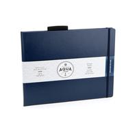 Diario Pentalic Aqua Journal de 8,5" x 11" con acuarela, 48 p?ginas, color azul