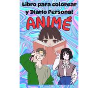 Diario personal para colorear: Animé para colorear