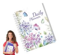 Diario Planner Book, Planner de esquemas de trabajo, Espiral Notepad Planner, Planner Time Management Planner, Planner Book for Students, Planner for Men and Women, Housewife Planner Book, Spiral