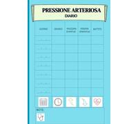 DIARIO pressione arteriosa: Libretto per la misurazione della pressione arteriosa quotidiana. Per uso personale o medico, facile e intuitivo.110 SCHEDE.7 giorni ogni pagina