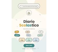 Diario Scolastico 2026/2027: Agenda Giornaliera per la Scuola Media - Prima, Seconda e Terza - Settembre 2026/Giugno 2027 con Orario, Compiti, Verifiche, Voti e Weekend